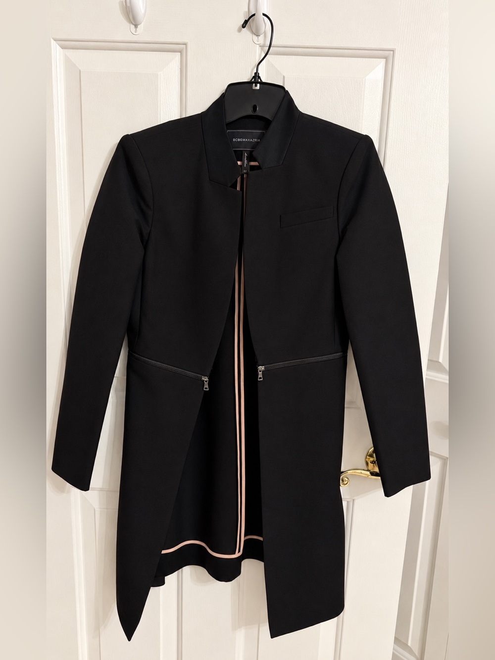 BCBGMaxAzria Black Long Blazer